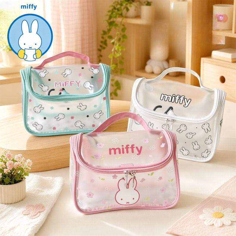 Beauty Y Makeup - Kawaii Miffy Transparente Kosmetiktasche für Mädchen