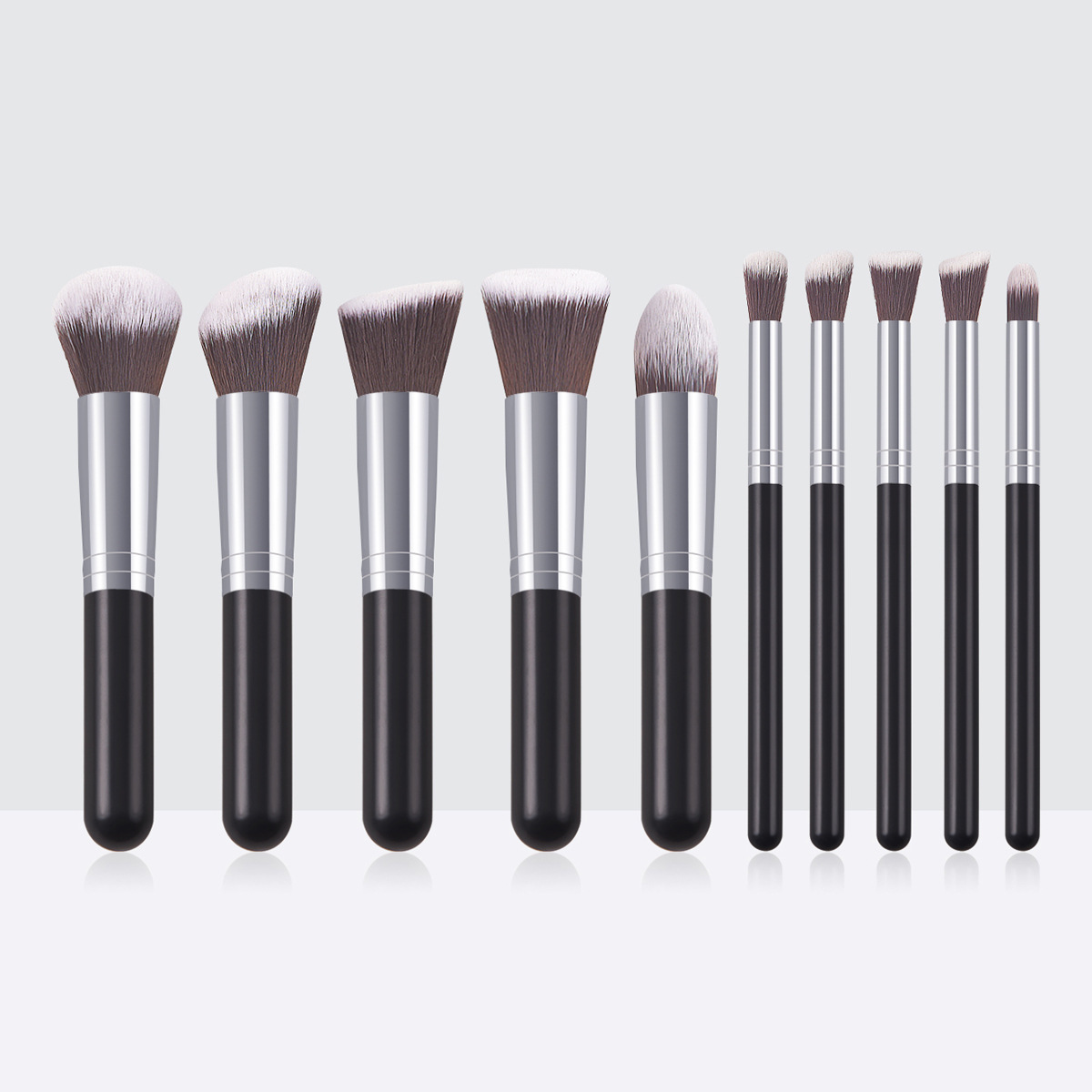 Beauty Makeup Pictures - 10-teiliges Mini-Make-up-Pinsel-Set, Kosmetik-Make-up für Gesicht, Make-up-Werkzeuge,