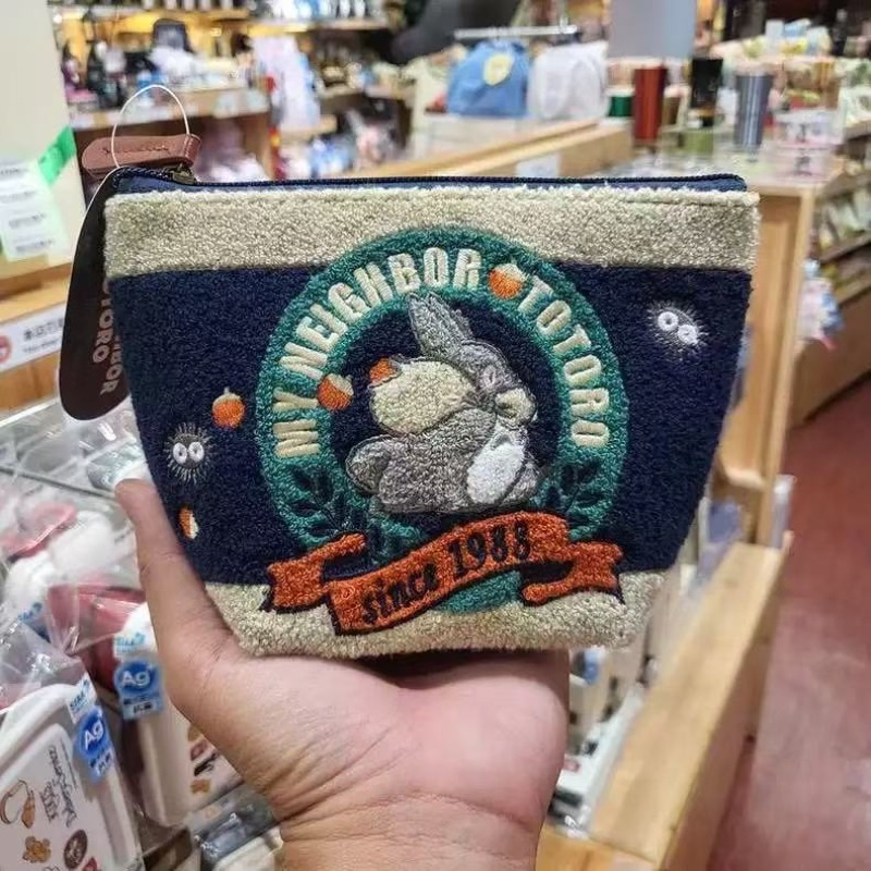 Beauty Y Makeup - My Neighbor Totoro Niedliche Plüsch-Kosmetiktasche mit