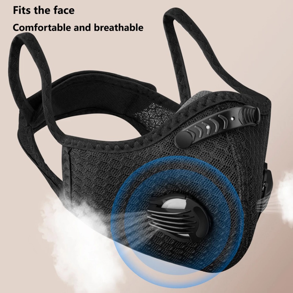 Sheet Face Mask Pack - 1 Stück Fahrradmaske mit Aktivkohlefiltermaske PM2.5