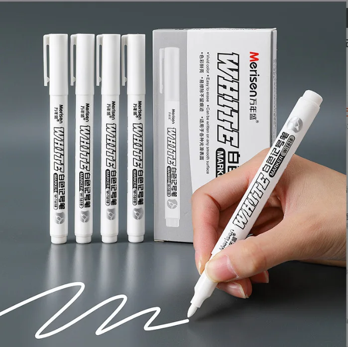 Beauty Makeup Pictures - 1 Stücke Weiße Marker Stifte Farbe
