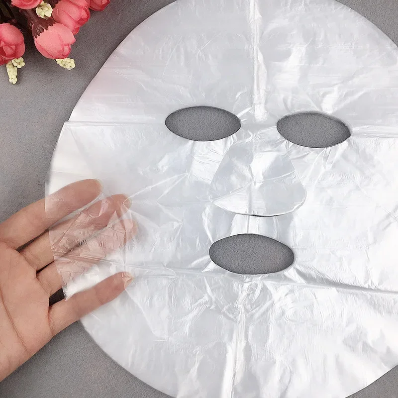 Sheet Face Mask Pack - Einweg Gesicht Kunststoff Film Transparent PE