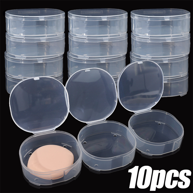 Beauty Makeup Box Set - 1/10 stücke Transparente Quadratische Kunststoff Boxen