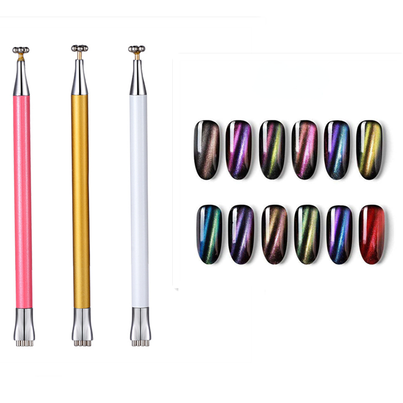 Contour Palette Stick - Nagel-Magnetstift für Cat-Eye-Kleber, Gel-Nagellack, Magnetstift, 3