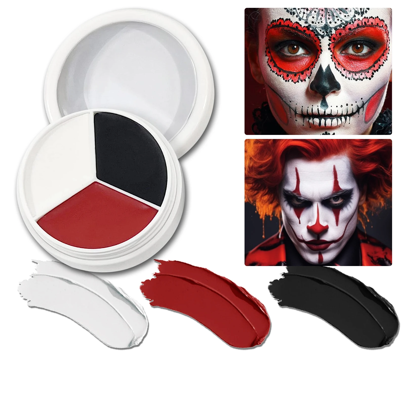 Beauty Makeup Pictures - Halloween Make-up Palette Gesicht Körperbemalung Make-up