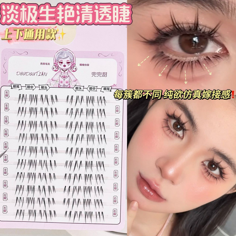 Beauty Makeup Box Set - Koreanischer Stil Natürlich Aussehende Künstliche Wimpern