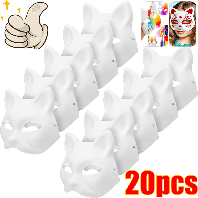 Sheet Face Mask Pack - 1–20 Stück japanische Maske, Papier, leere