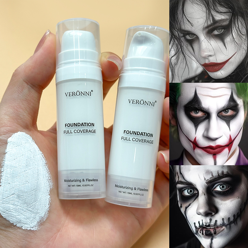 Beauty Makeup Pictures - Halloween Liquid Goth White Makeup Color