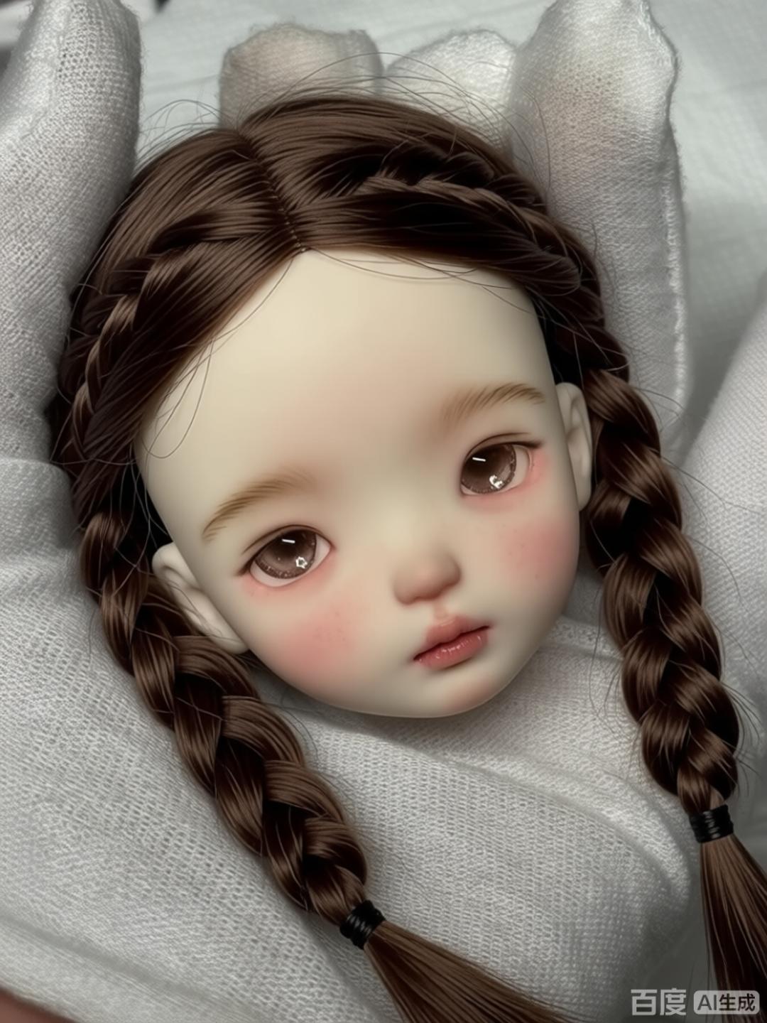 Beauty Makeup For Girl - 1/6 Scale SD BJD Puppenkopf -