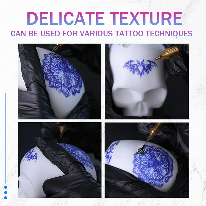 3D-Schädel-Tattoo-Übungshaut a – Beauty Makeup Training Bewertung und Preis