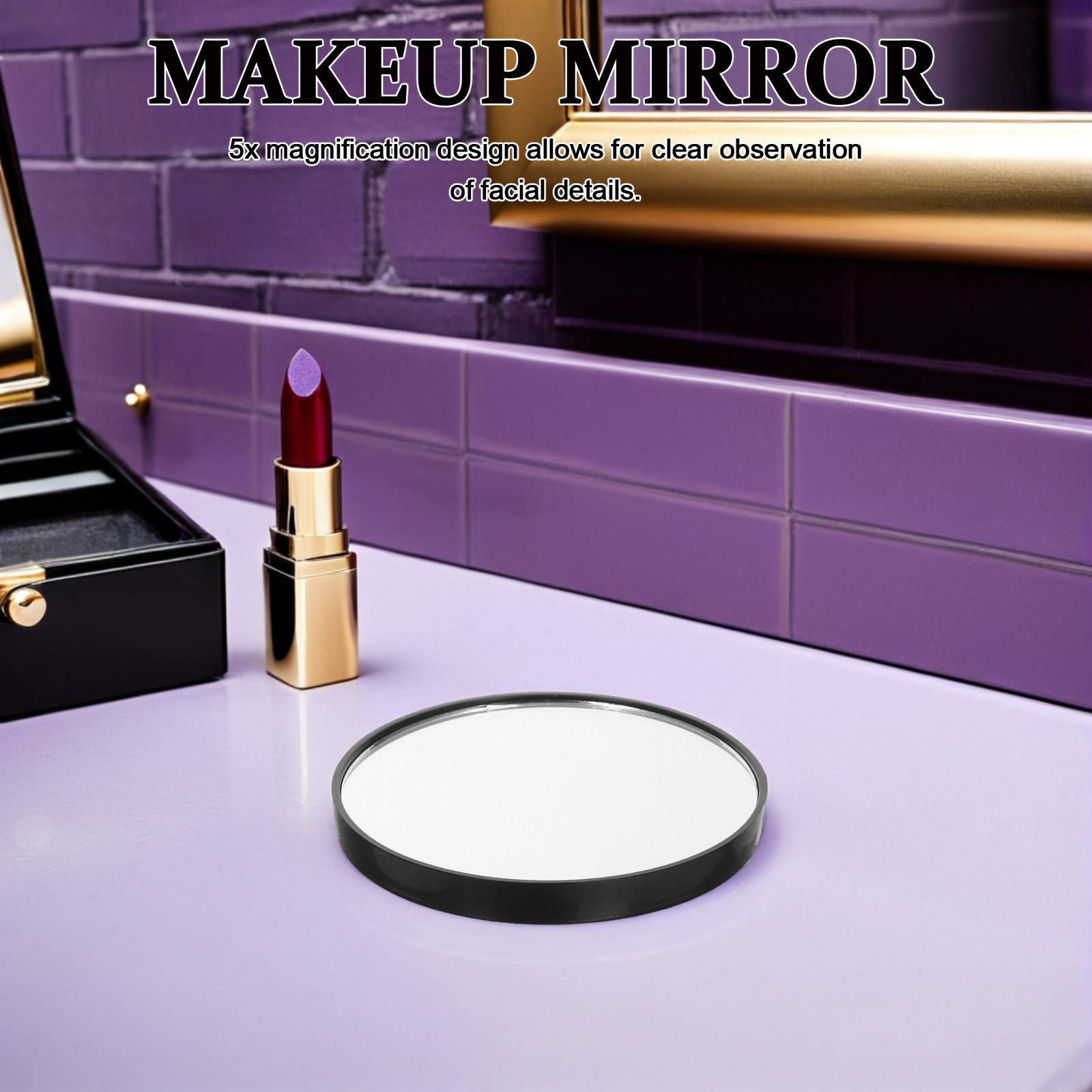 5 Stück Mini-Reisespiegel 5X G – Beauty Works Makeup Bewertung und Preis