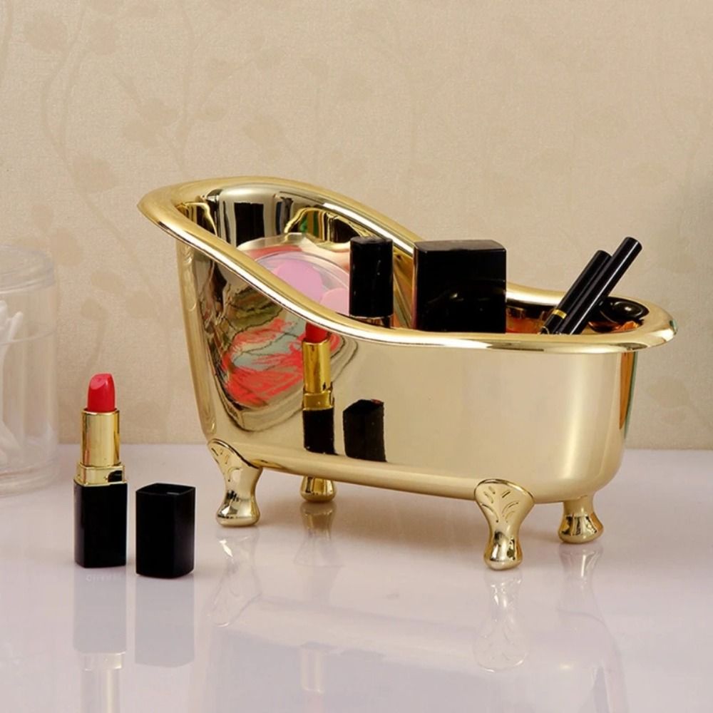 Goldene Mini-Make-up-Badewanne – Beauty Makeup Box Set Bewertung und Preis