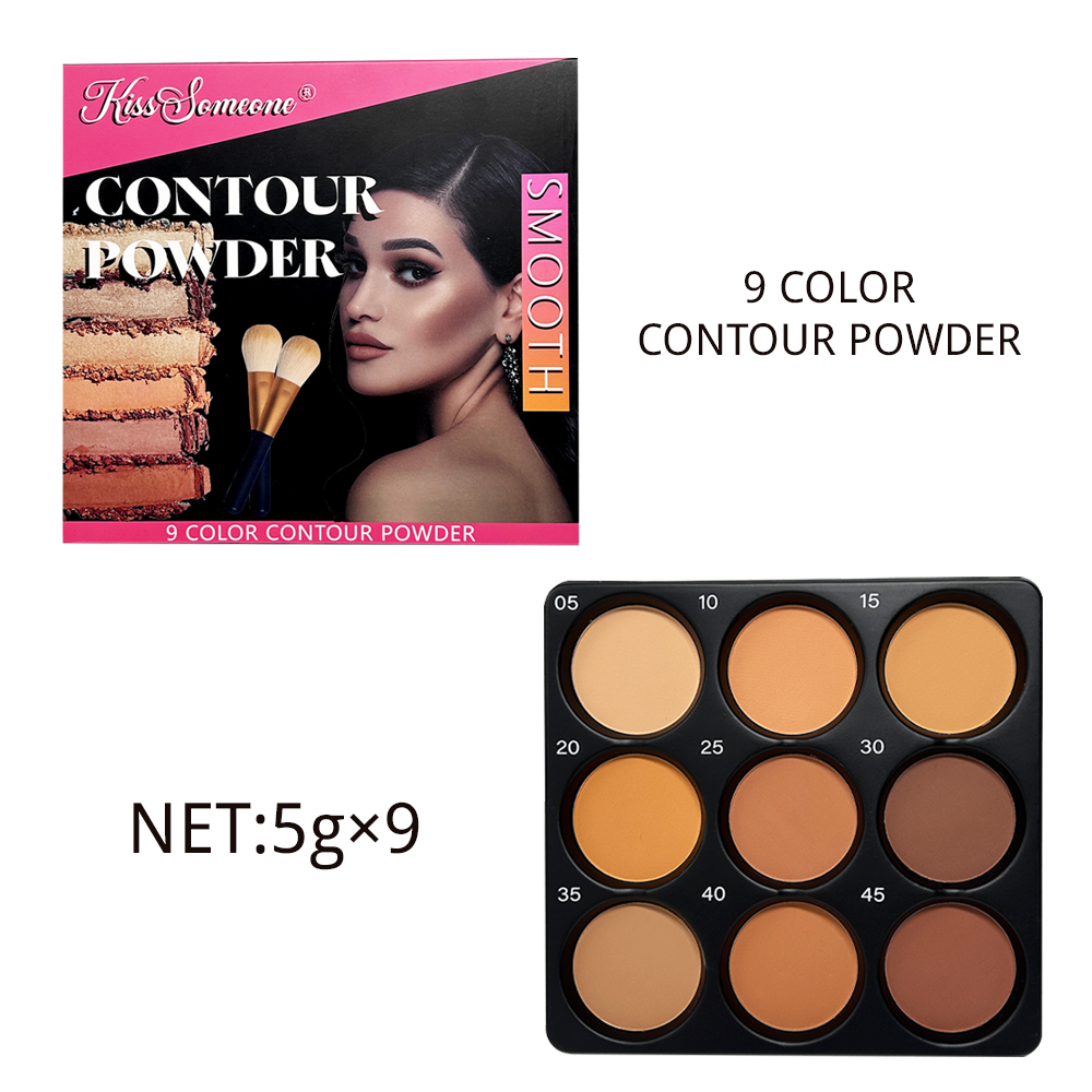 9-farbige Puder-Konturpalette, – Beauty Makeup Palette Bewertung und Preis