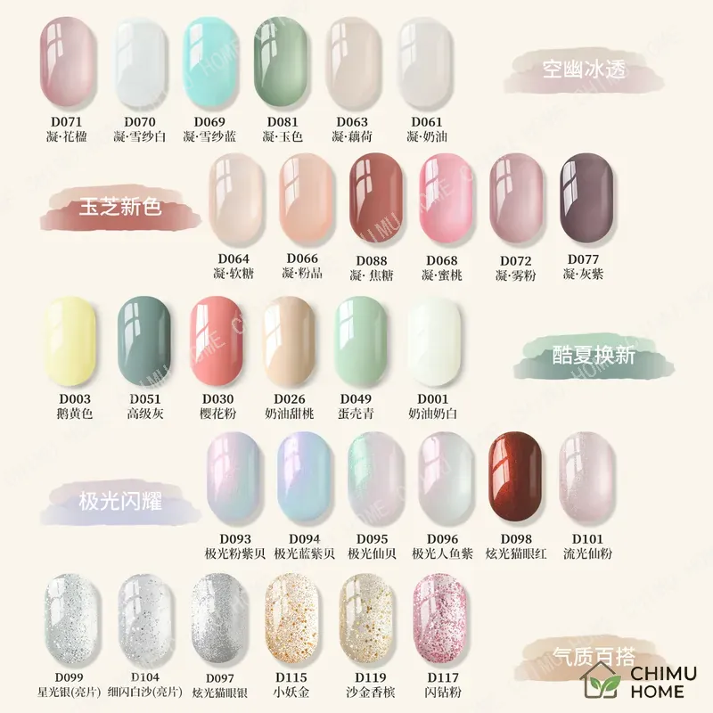 【CHIMU HOME】 120 Farben Gel-Na – Gel Nail Polish Bewertung und Preis