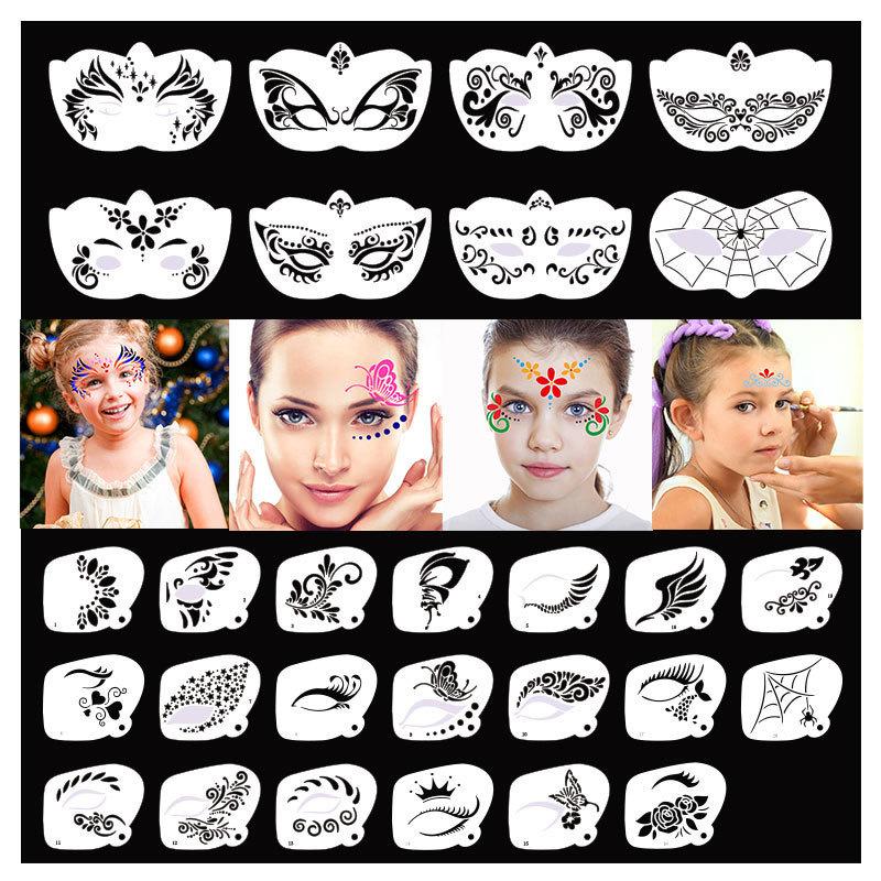 ▶ 8/20PCS Gesichtsfarbe Schabl – Beauty Makeup Pictures Bewertung und Preis