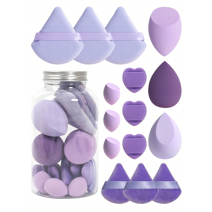 Set mit 15 Make-up-Schwämmen m – Beauty Makeup Desk Bewertung und Preis